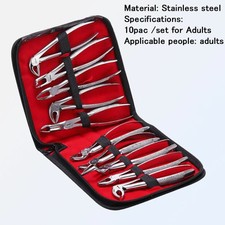 Kit Dental Extraction Forceps Pliers Kit Adults Elevator Tooth Pliers Dentist