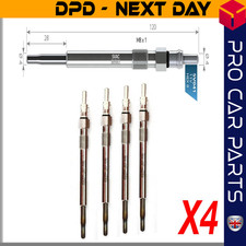 4X Glow Plug fits VAUXHALL ASTRA COMBO CORSA MERIVA TIGRA H 1.3 CDTI