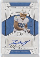 2021 Panini National Treasures Rookie Signatures 4/49 Tre' McKitty #152 Auto qw7