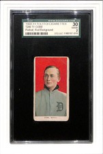 1909-11 T206 Ty Cobb Portrait Red SGC 2 Tolstoi