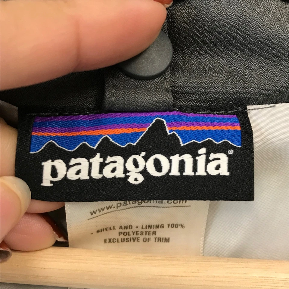 Chaqueta Patagonia Mujer S Gris Cremallera Completa Trench H2NO Impermeable Abrigo de Lluvia Foto 4 de 4