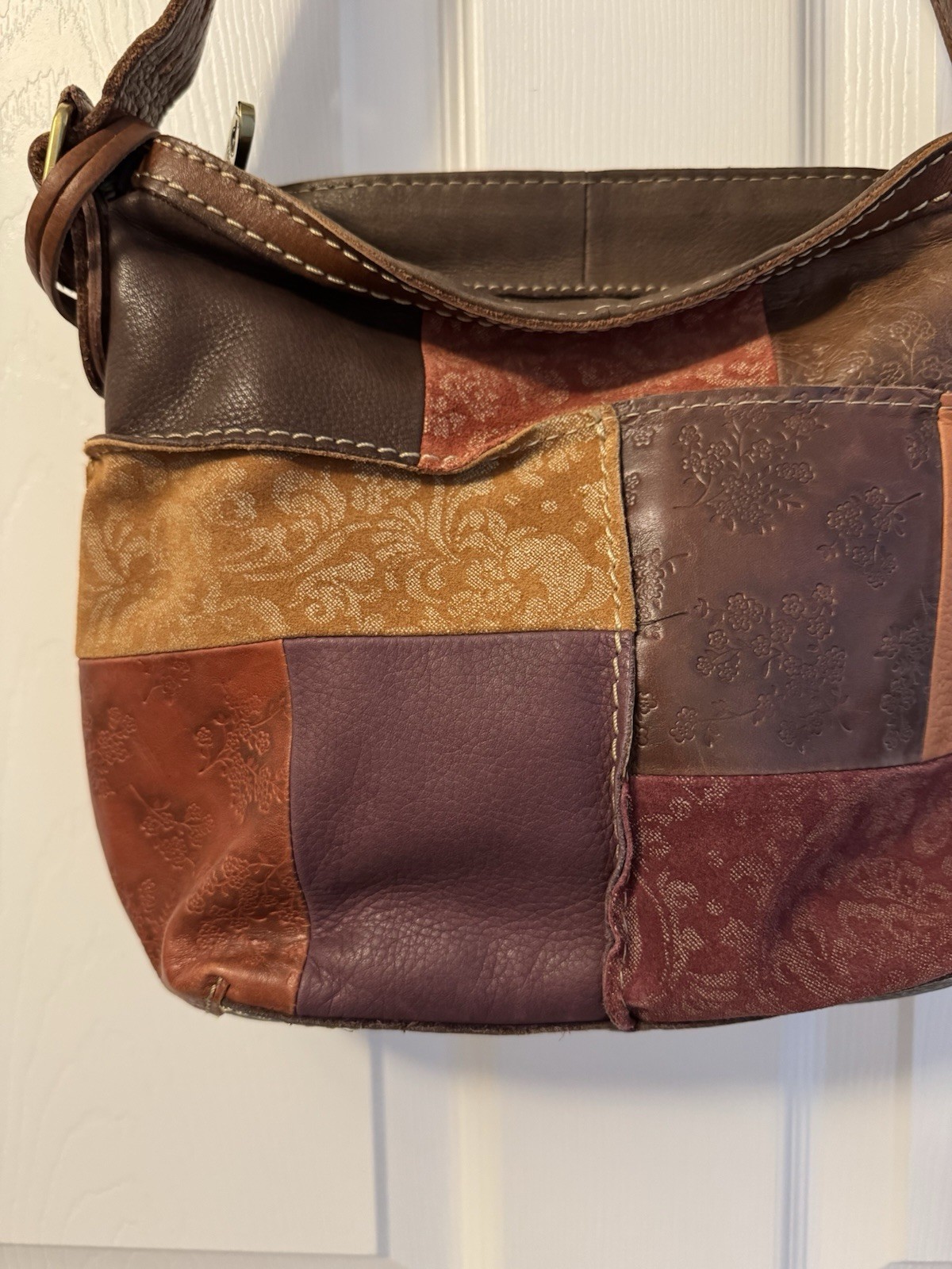 Fossil Purse, Patchwork design, One Strap, Great … - image 2