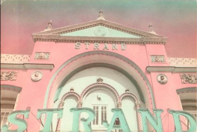 Key West FL postcard THE STRAND THEATRE j/17 BQ5508