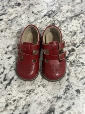 L  amour Beatrix English Double T-Strap Leather Mary Jane Toddler Size 5