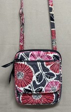 Vera Bradley Cherry Blossoms Quilted Crossbody Bag Purse Wallet Floral Retired