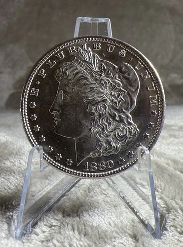 1880-S MORGAN DOLLAR * GEM TO SUPERB GEM BU DMPL #2606