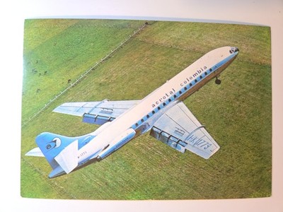 Aerotal Colombia Caravelle V1-R Postcard