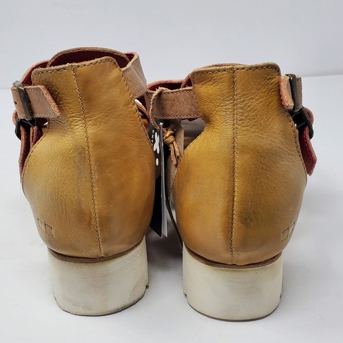 Bed Stu Ada Cage Platform leather distressed sandal Size 8 - No Box - Picture 13 of 16