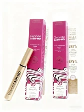 2Bottle Grande LASH-MD Lash Enhancing Serum (4ML+4ML)  12 Month Supply Sealed