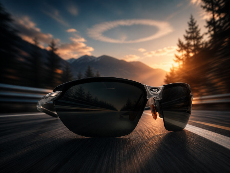 Polarized Sunglasses Half-Rim Aluminum Alloy Frame 68-13-125