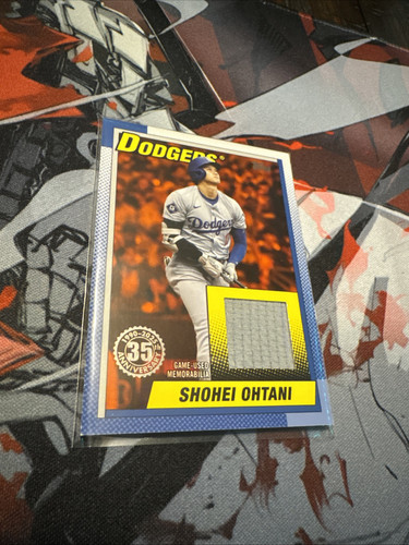 2025 Topps Series 1 Shohei Ohtani 1990 Topps Relic Orange Parallel /25 #T90R-SO