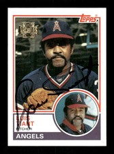 2001 Topps Fan Favorites #163 Luis Tiant signed autograph  Black sharpie JBN2 BX