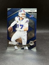 Panini 2025 Mosaic Josh Allen #9 Buffalo Bills Epic Performers Insert Football