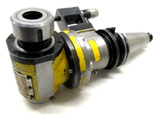 TECNARA MST MIZOGUCHI TG100 RIGHT ANGLE MILLING HEAD ATTACHMENT w/ CAT50 SHANK