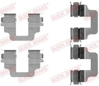 1X Quick Brake 109-1712 ZubehöRsatz Scheibenbremsbelag FüR Ford Volvo Jaguar