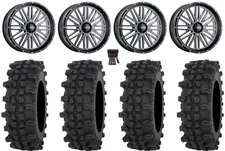 ITP Momentum 22" Wheels Milled 35" Outlaw Max Tires Can-Am Commander Maverick