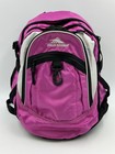 High Sierra Backpack Pink Black Multi Pocket School Travel Daypack 5420 Laptop