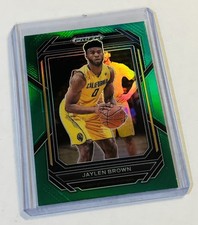 JAYLEN BROWN 2023-24 Panini Prizm Draft Picks #67 Green Prizm Celtics/Cal Bears