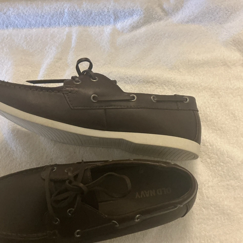 MOCASSIM MASCULINO ANTIGO MARINHO TAMANHO 11 MARROM USADO UMA VEZ - Imagem 4 de 4