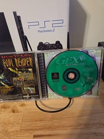 Sony PlayStation 2 PS2 Slim SCPH-70012 Console With Box + 4 Games Gex Tony Hawk