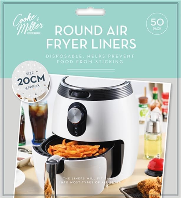 Air Fryer Liners - Disposable Non-Stick Parchment Paper - for Most Fryers (20 c