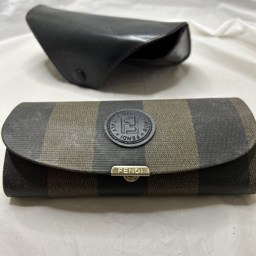 Fendi Rare Vintage 1980’s Fendi Designer Eyeglass Cases Made in Italy 2 Cases - Picture 5 of 7