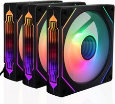 Empowered PC PRISM V2 ARGB Case Fans, 3-qty, 5-qty, 7-qty