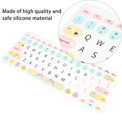 Silicone Cover Keyboard Accessory Laptop Keyboard Cover Silicone Keyboard Film - Afbeelding 11 van 12