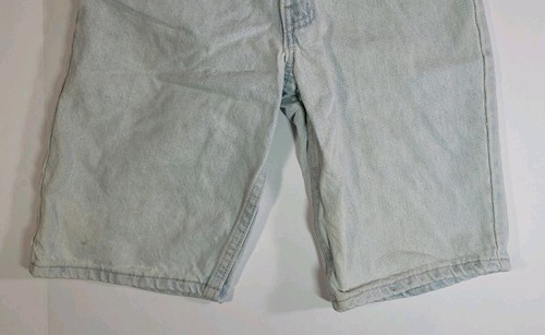 Vintage Levis 550 Denim Jean Shorts Kids Youth 10 Relaxed Fit Blue - Picture 7 of 9