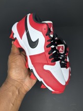 NEW Nike Jordan 1 Low Chicago Size 1Y White/Black-Gym Red Cleats HF6885 106