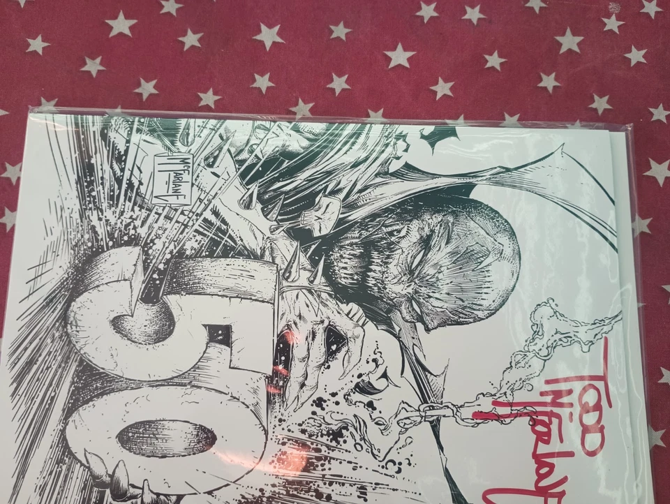 King Spawn #50 1:250 Variant B&W McFarlane Signed w/ CGC Certificate NM - Image 4 of 4