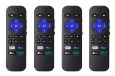 4 Pack Remote Controls For All Roku TVs- US S...