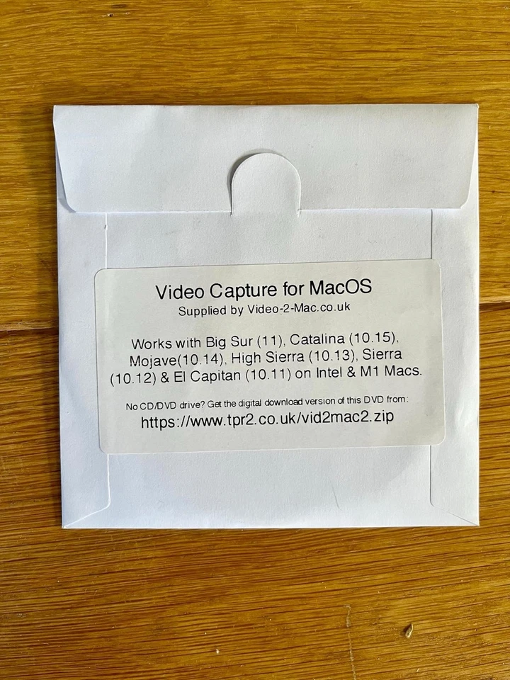 Capture VHS VCR & Hi8 Camcorder Video Tapes to MacOS Sonoma on Intel / M1 Macs - Image 3 of 3