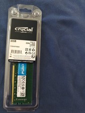 Crucial Desktop Ram 32GB DDR4 SDRAM UDIMM 1x32GB 3200MHz  CT32G4DFD832A 