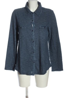SPLENDID Shirtjacke Damen Jacke Gr. DE 40 blau-weiß Casual-Look