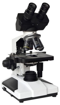 Radical 2500x Professional Binocular Microscope with PLAN Lens - Battery