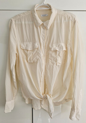 EQUIPMENT FEMME Bluse -langarm - Größe M - beige - reine Seide