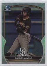 2023 Bowman Draft Chrome Lunar Glow Refractor Samuel Zavala #BDC-83 03j5