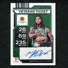 2025-26 Panini Contenders Mathias Lessort Veteran Ticket Auto Panathinaiko 64254
