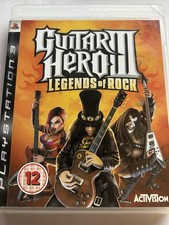 Guitar Hero III 3 Legends of Rock Sony PlayStation 3 PS3 Game w/ Manual 2007