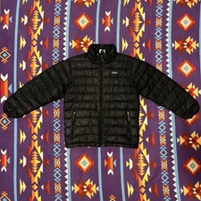 Patagonia Down Puffer Jacket Boys Size M 10 Black Winter Outdoor
