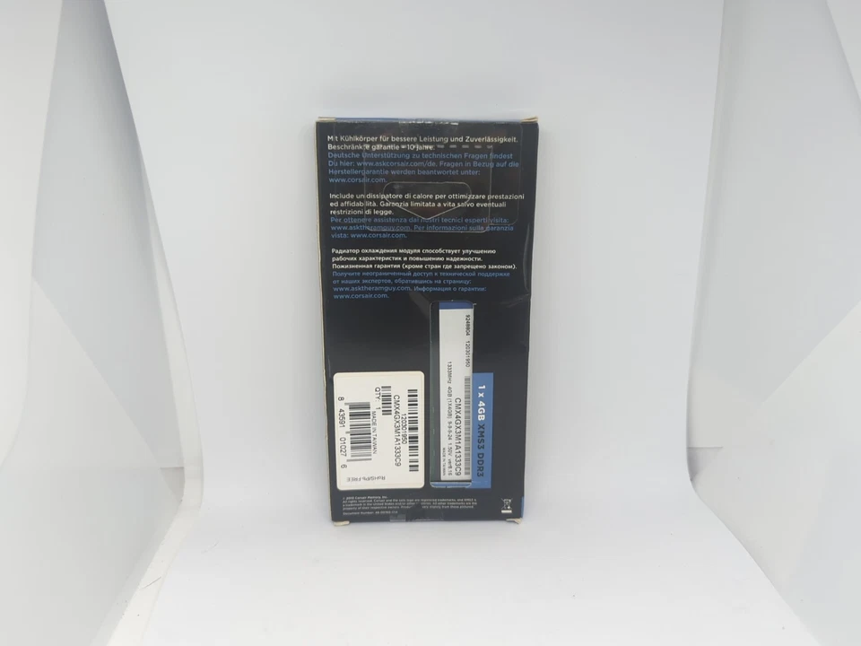 COMPUTER MEMORY - CORSAIR XMS3 1333Mhz 1.50V DDR3 CMX4GX3M1A1333C9 - Image 3 of 4