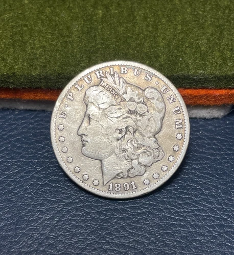 (#102343) Morgan Dollar:  1891 CC   VG    Better date!   (see video!)