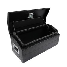 Labwork 30" x 13"x13" Black Aluminum Underbody Tool Box For Truck Pickup Trailer