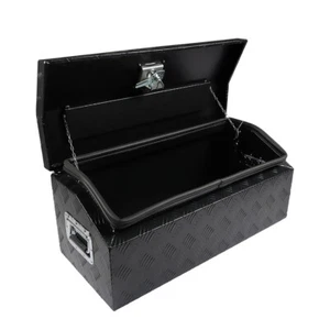 Travaux en laboratoire 30" x Boîte à outils en aluminium noir 13"x13" pour remorque de camion
