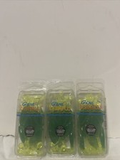 Gene later 1.5” Quiver Tail Minnow Lime & Chartreuse Lot Of 3 Packs