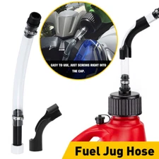 14" 5 Gallon Fuel Jug Gas Can VP Racing Fuel Deluxe Cap Filler Hose Hose Kit