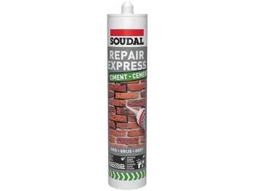 Cartucho sellador acrílico de cemento expreso Soudal reparación junta hueco y grieta 290 ml - Imagen 4 de 10