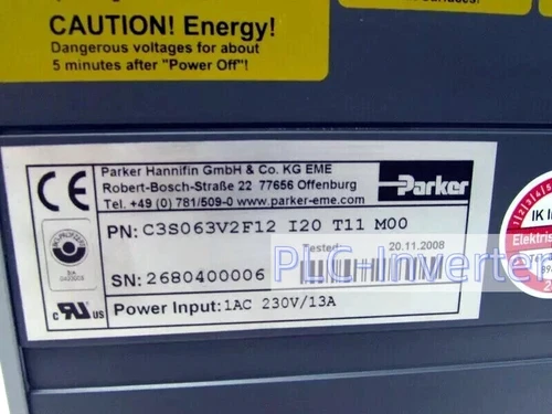 1PC NEW PARKER SERVO DRIVE C3S063V2F12I20T11M00 Fast Shipping #NEW#