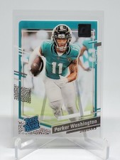 2023 Clearly Donruss #77 Parker Washington RC B5F